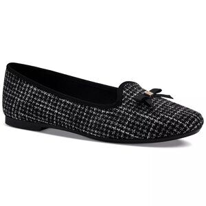 Kimii Deconstructed Loafers Size 8M Black/Grey Plaid Shoes